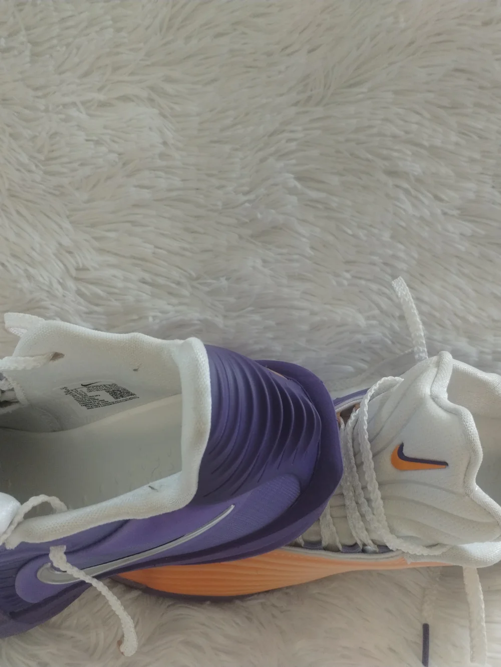 Nike Zoom Air Purple and Orange Sneakers